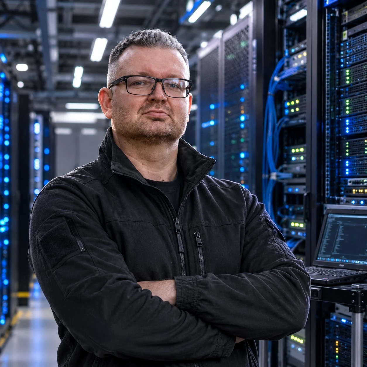 Zakladatel společnosti Systero CZ v datovém centru